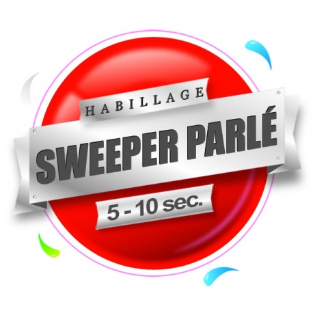 production audio pro sweeper parlé habillage radio et webradio